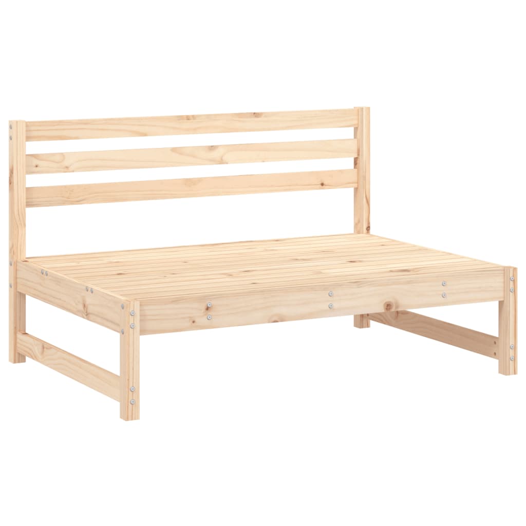 Utendørs midtsofaer 2 stk 120x80 cm heltre furu