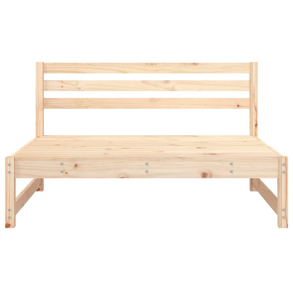 Utendørs midtsofaer 2 stk 120x80 cm heltre furu