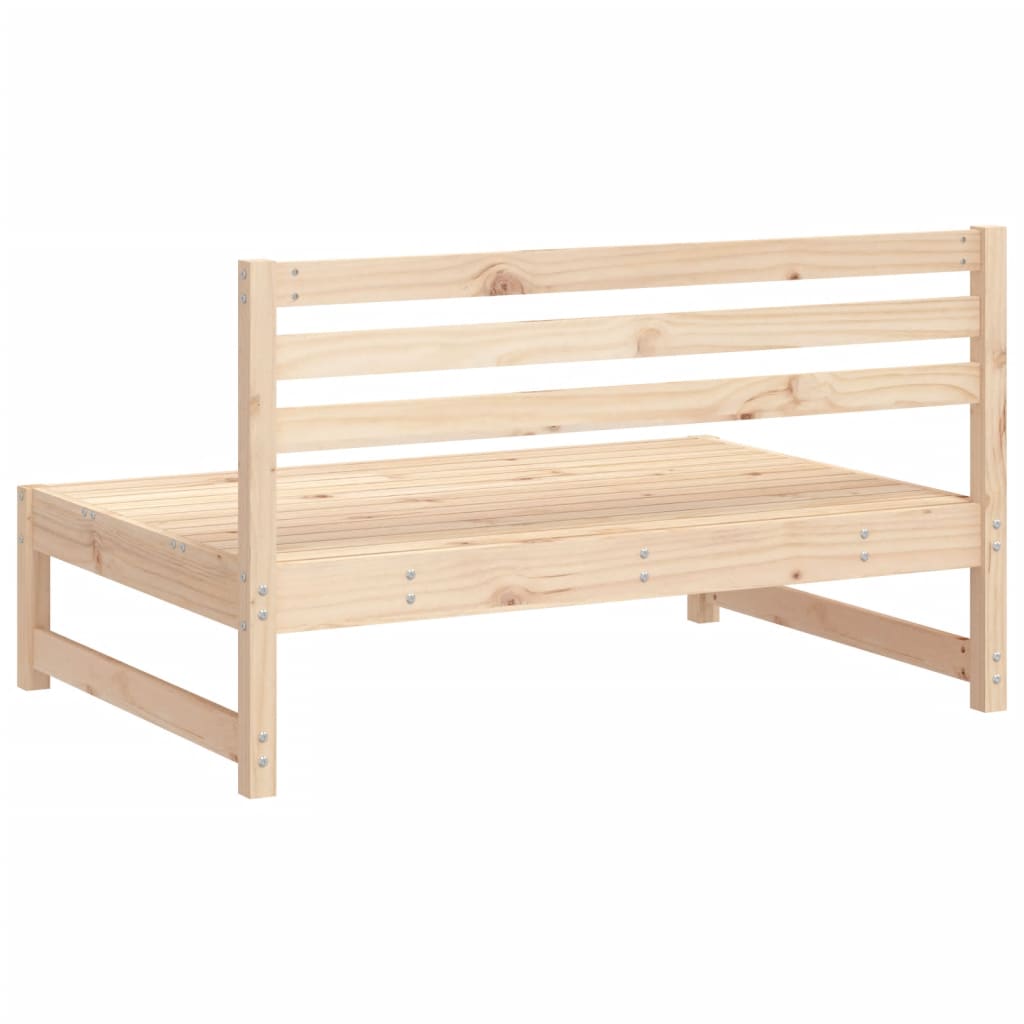 Utendørs midtsofaer 2 stk 120x80 cm heltre furu