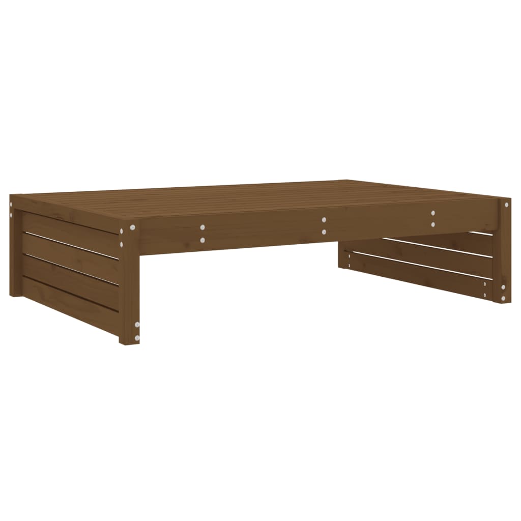 Hagefotskammel honningbrun 120x80 cm heltre furu