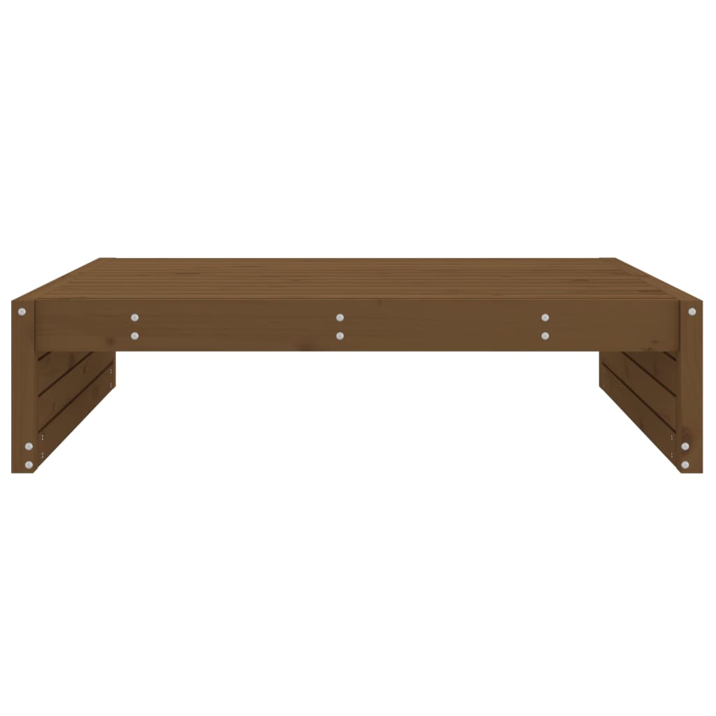 Hagefotskammel honningbrun 120x80 cm heltre furu
