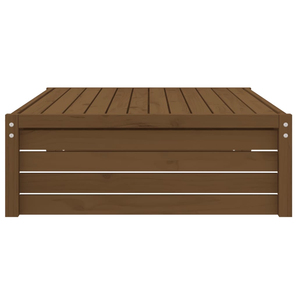 Hagefotskammel honningbrun 120x80 cm heltre furu