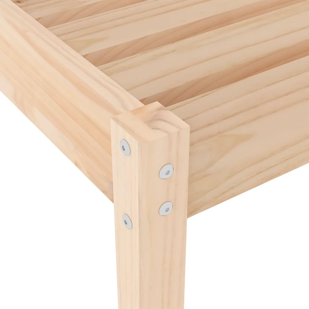 Solsenger 2 stk 199,5x60x74 cm heltre furu