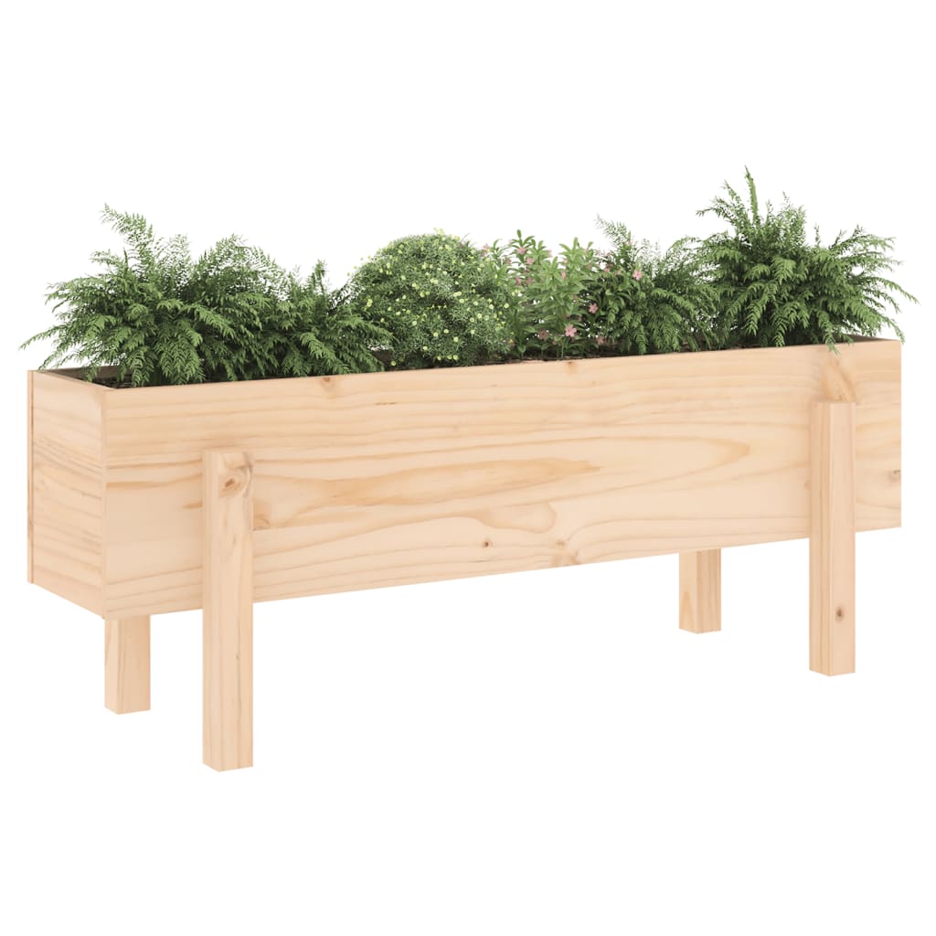 Høybed for hage 101x30x38 cm heltre furu
