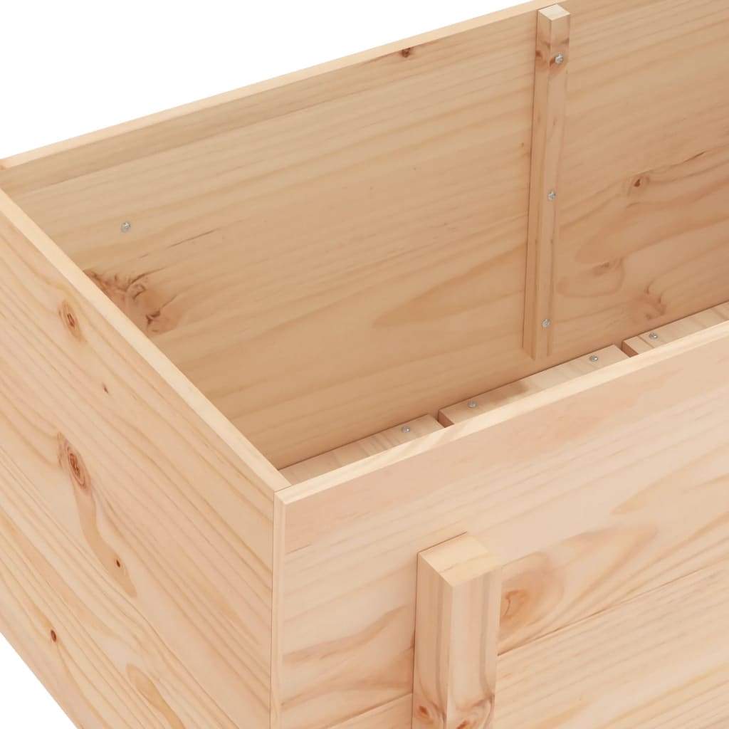 Høybed for hage 101x50x57 cm heltre furu