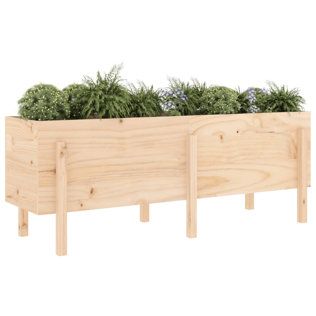 Høybed for hage 160x50x57 cm heltre furu