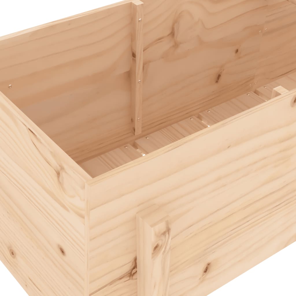 Høybed for hage 160x50x57 cm heltre furu
