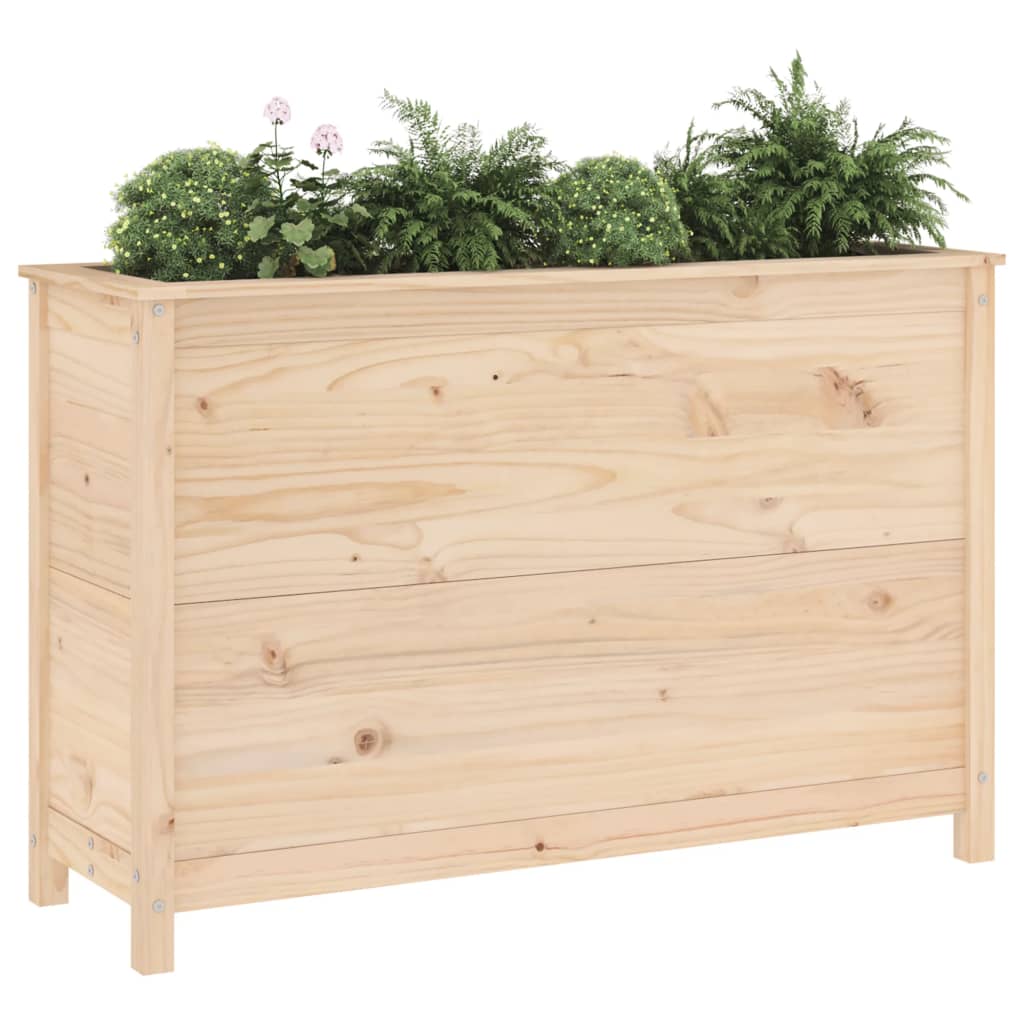 Høybed for hage 119,5x40x78 cm heltre furu