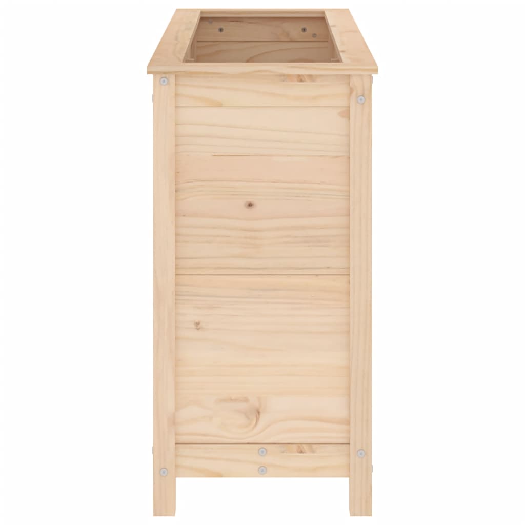 Høybed for hage 119,5x40x78 cm heltre furu