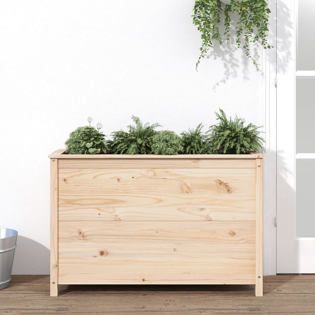Høybed for hage 119,5x40x78 cm heltre furu