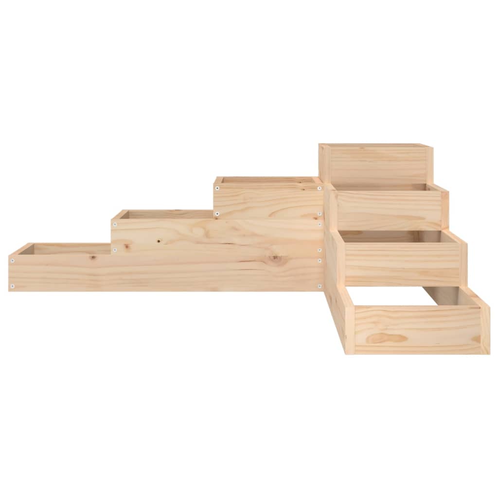 Hageplantekasse 4 etasjer 106x104,5x36 cm heltre furu