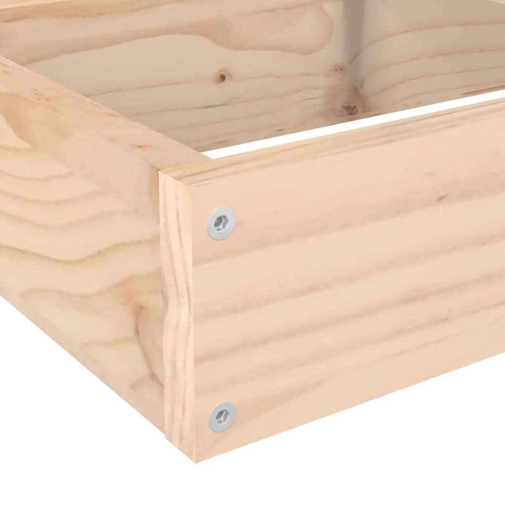 Hageplantekasse 4 etasjer 106x104,5x36 cm heltre furu