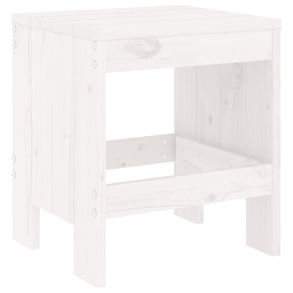 Hagekrakker 2 stk hvit 40x36x45 cm heltre furu