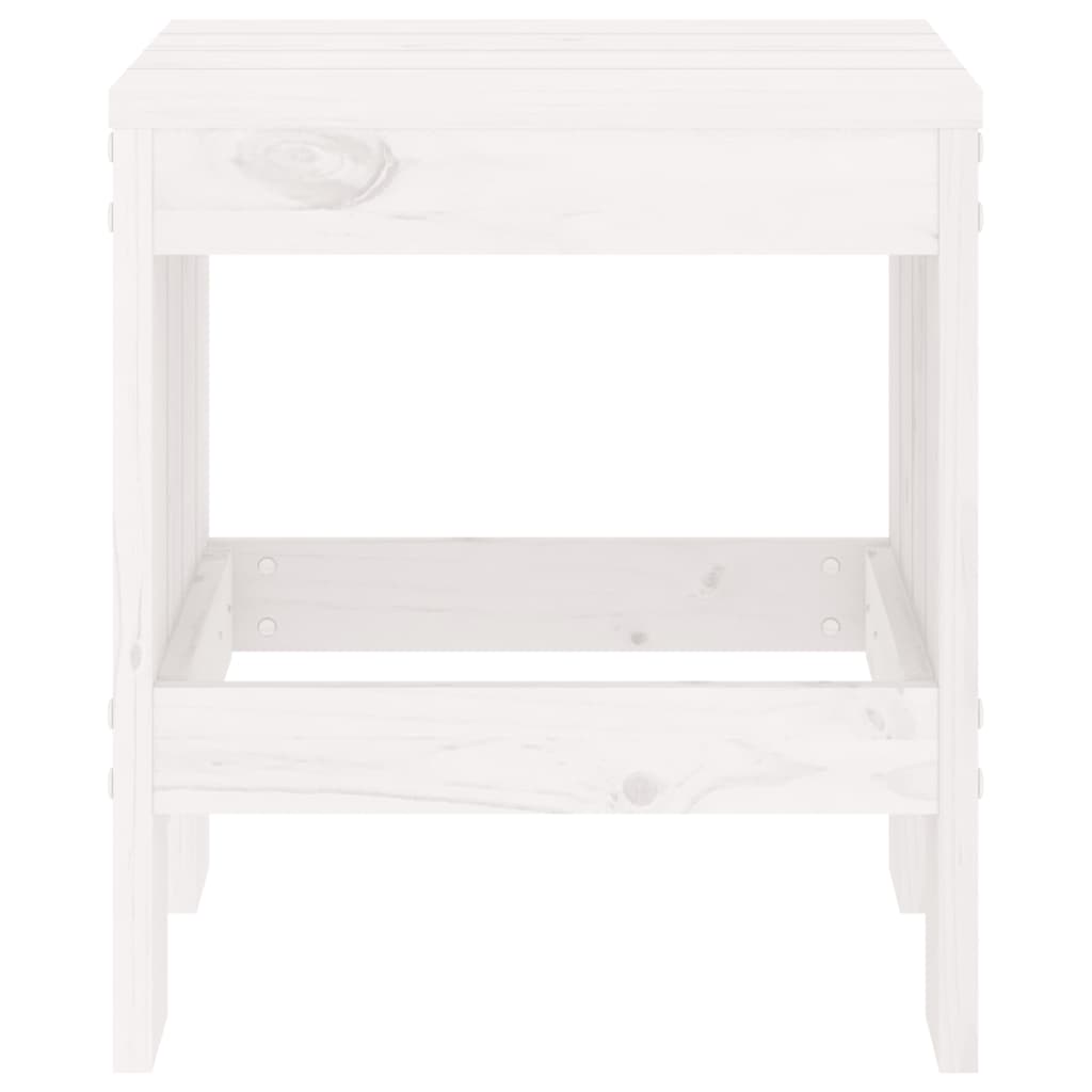 Hagekrakker 2 stk hvit 40x36x45 cm heltre furu