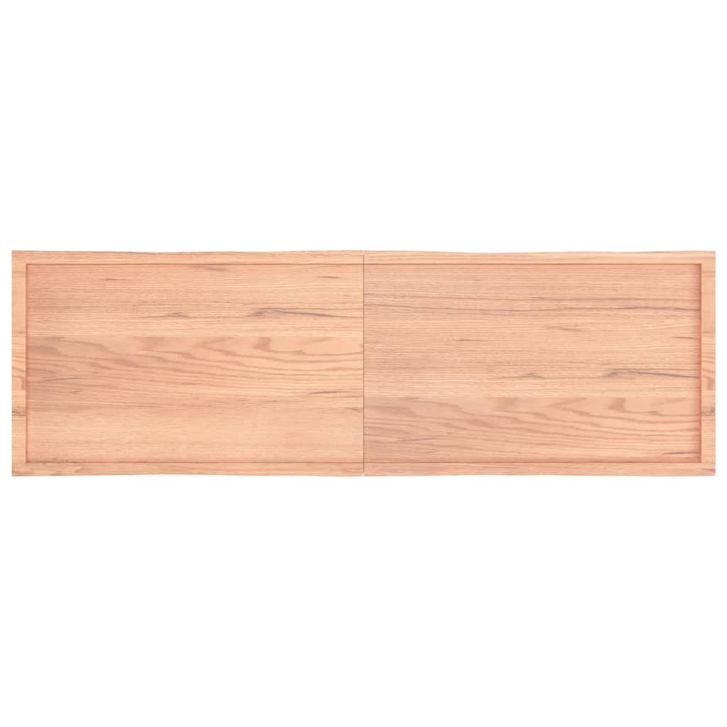 Bordplate lysebrun 200x60x(2-4)cm behandlet heltre naturlig