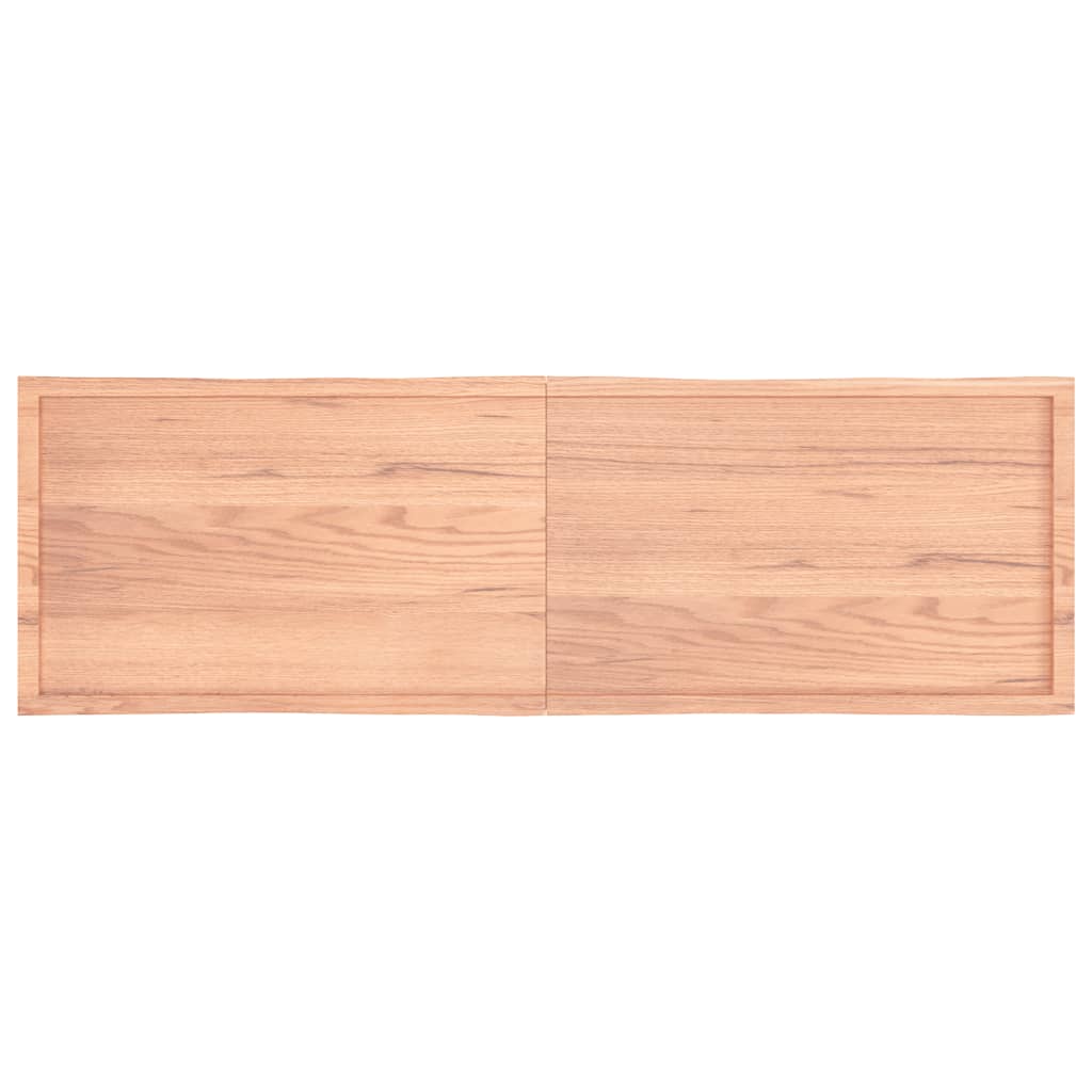 Bordplate lysebrun 200x60x(2-6)cm behandlet heltre naturlig