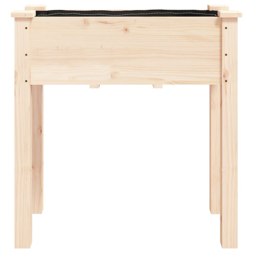 Plantekasse med foring 71x37x76 cm heltre gran