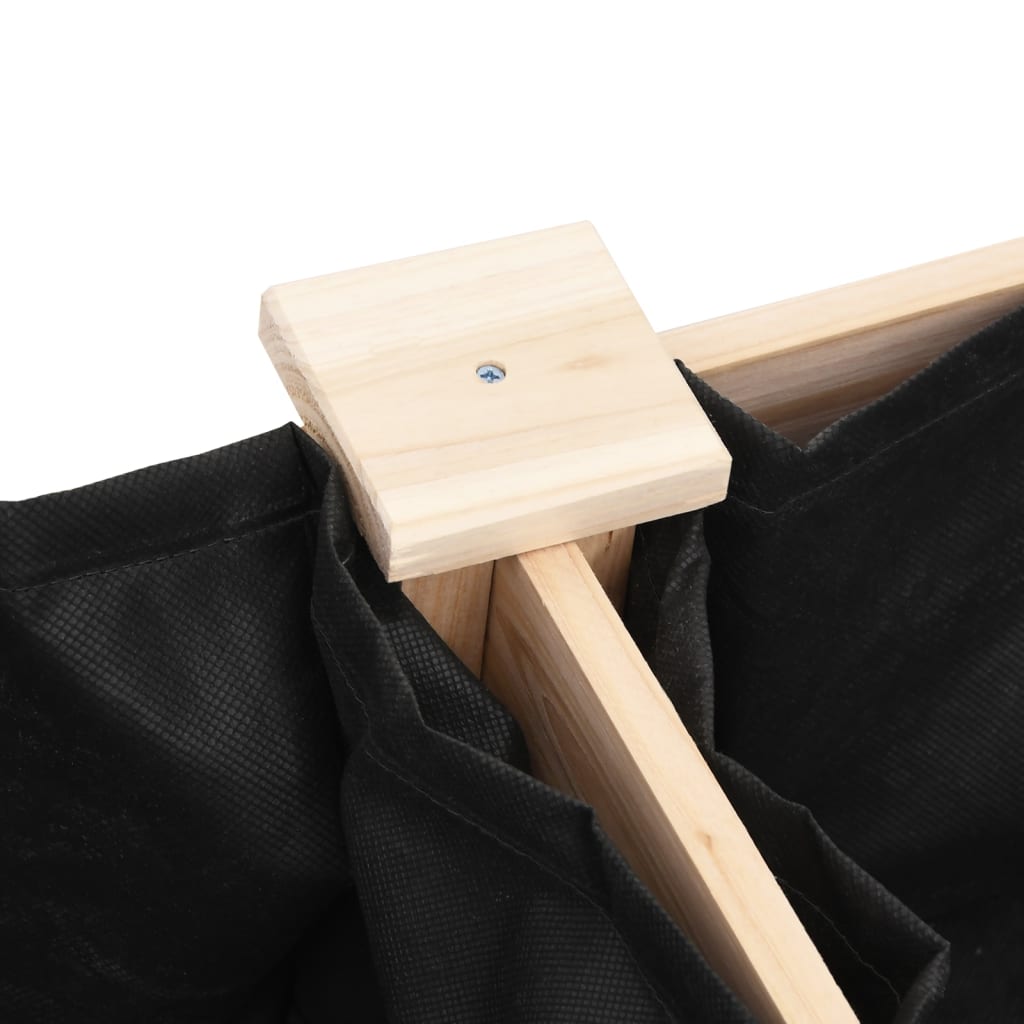 Plantekasse med foring 203x53x76 cm heltre gran