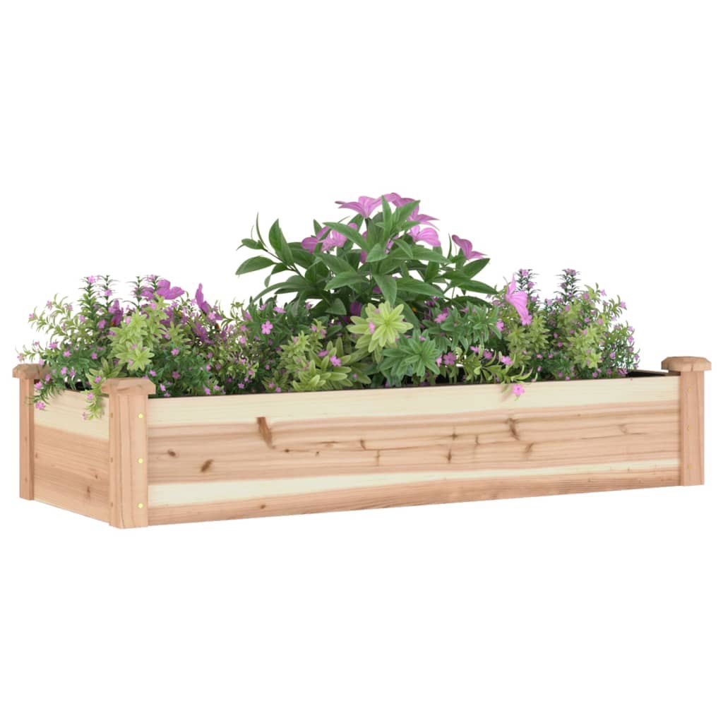 Høybed med foring 120x45x25 cm heltre gran