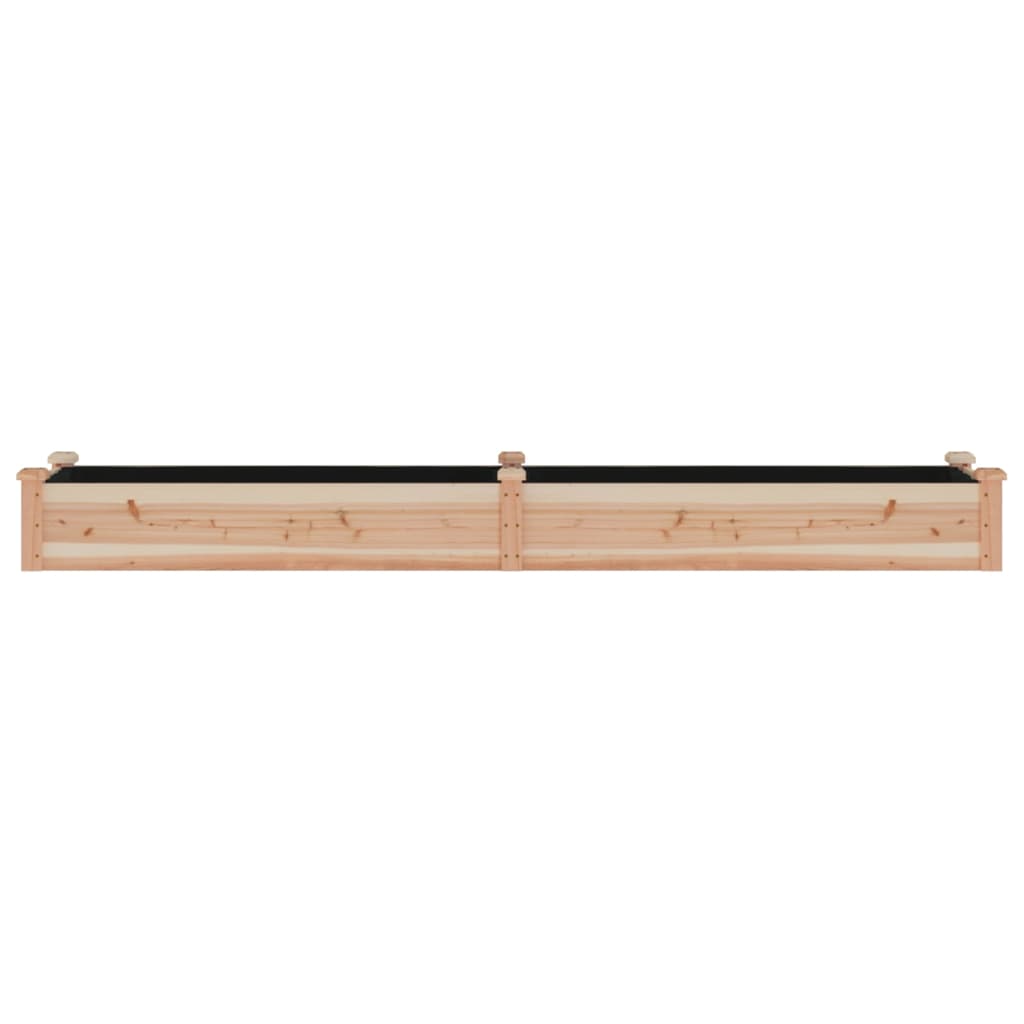 Høybed med foring 240x45x25 cm heltre gran