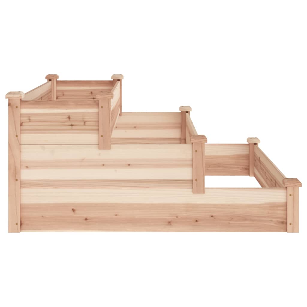 Høybed 120x120x56 cm heltre gran