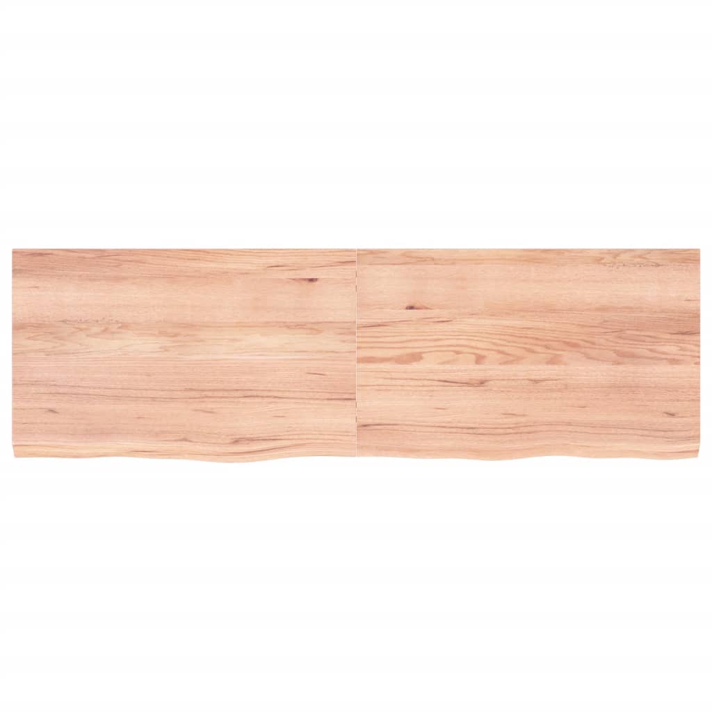 Bordplate lysebrun 160x50x(2-4) cm behandlet heltre eik