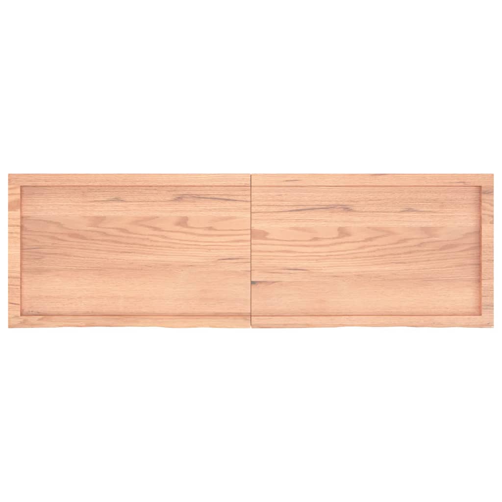 Bordplate lysebrun 160x50x(2-4) cm behandlet heltre eik