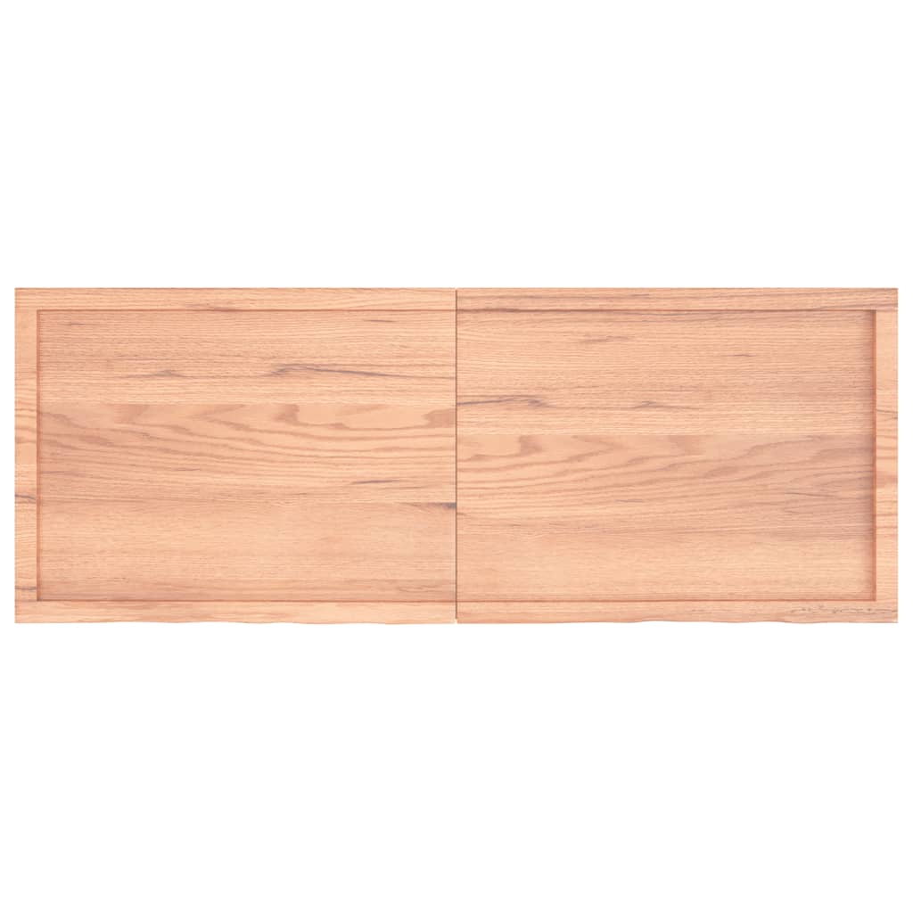 Bordplate lysebrun 160x60x(2-4) cm behandlet heltre eik