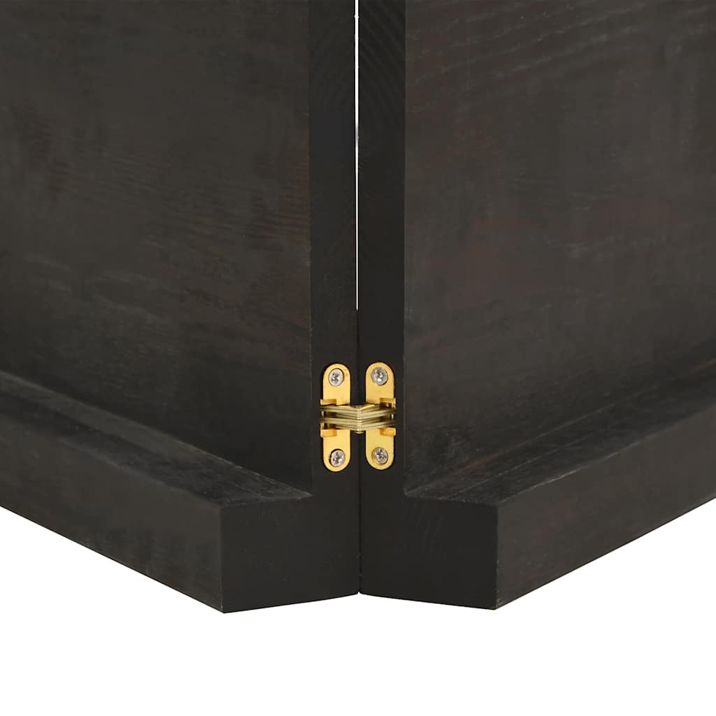 Bordplate mørkebrun 120x40x(2-6) cm behandlet heltre eik