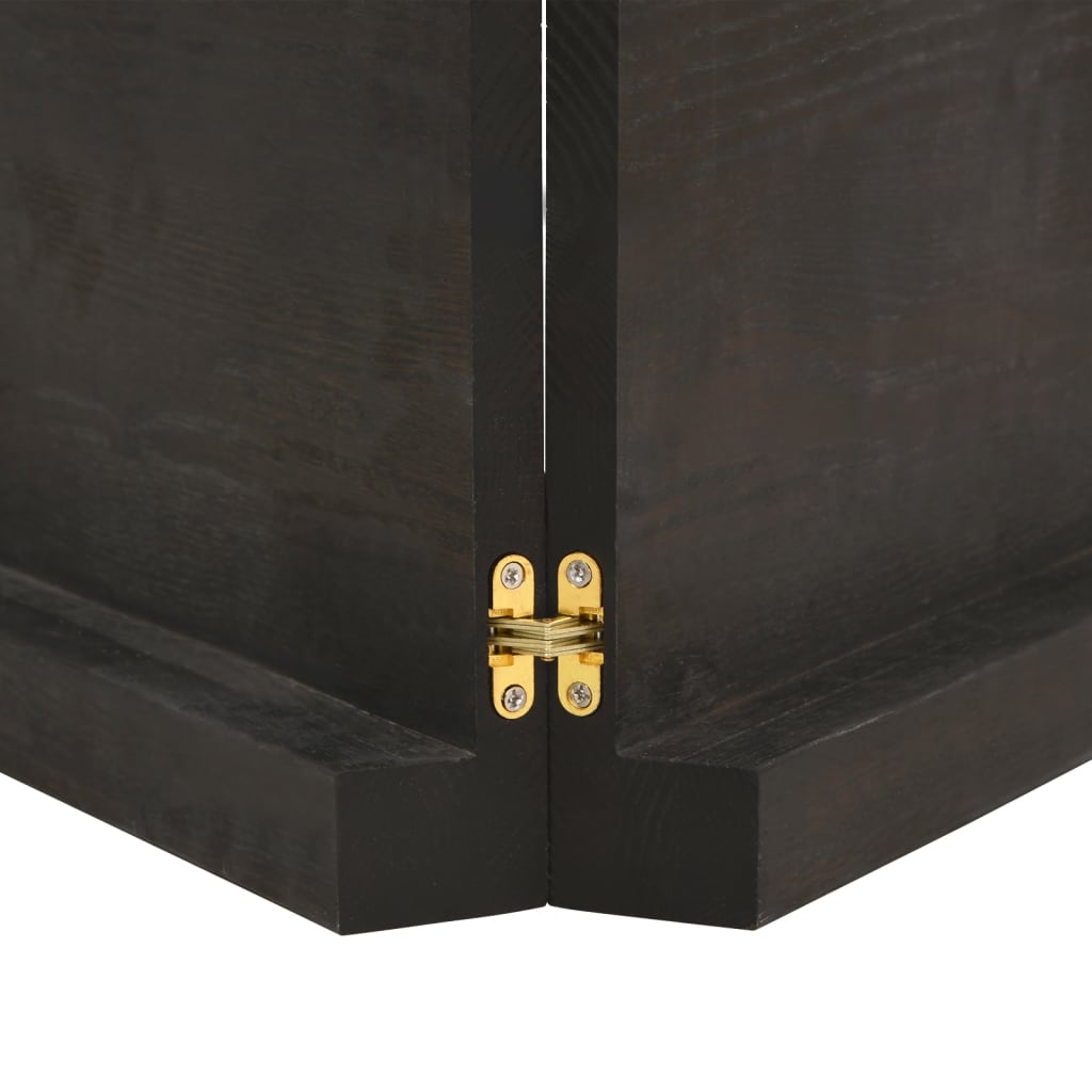 Bordplate mørkebrun 160x40x(2-6) cm behandlet heltre eik