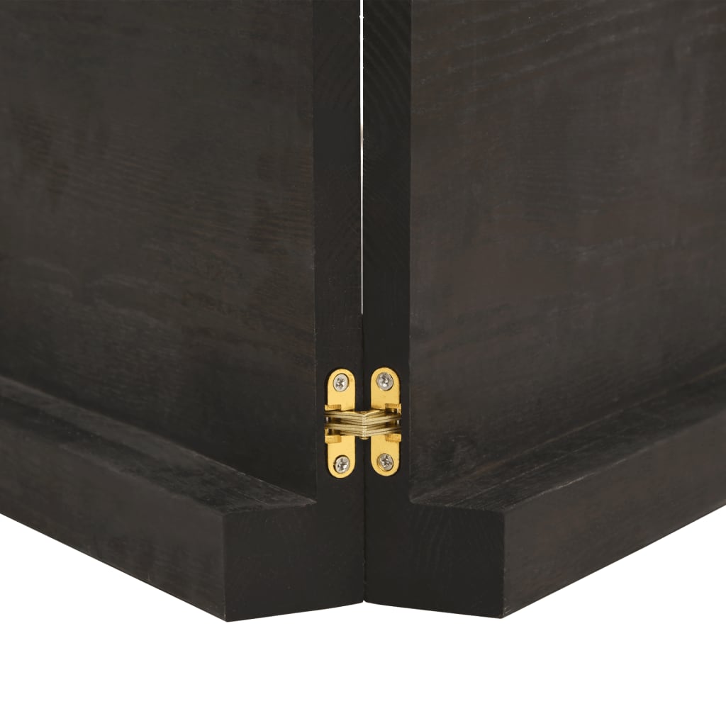 Bordplate mørkebrun 180x40x(2-6) cm behandlet heltre eik