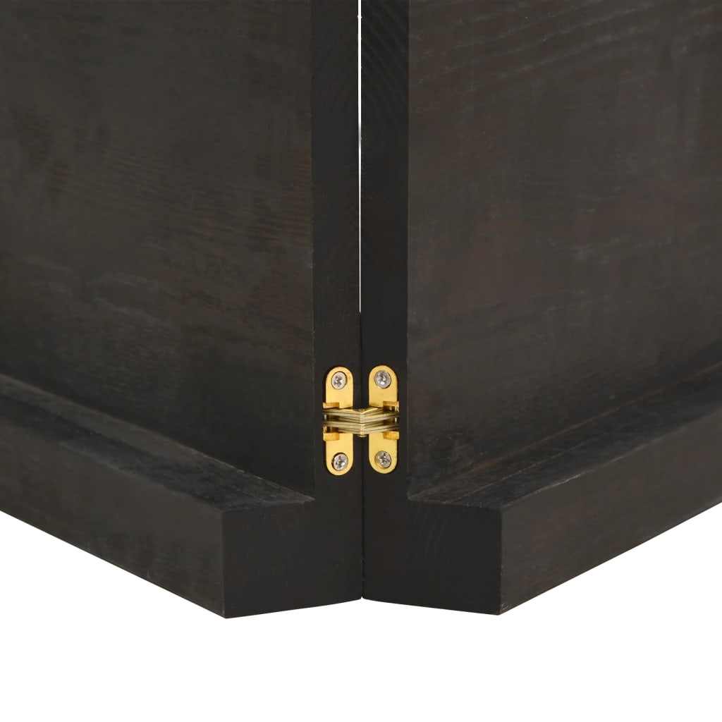 Bordplate mørkebrun 220x50x(2-6) cm behandlet heltre eik