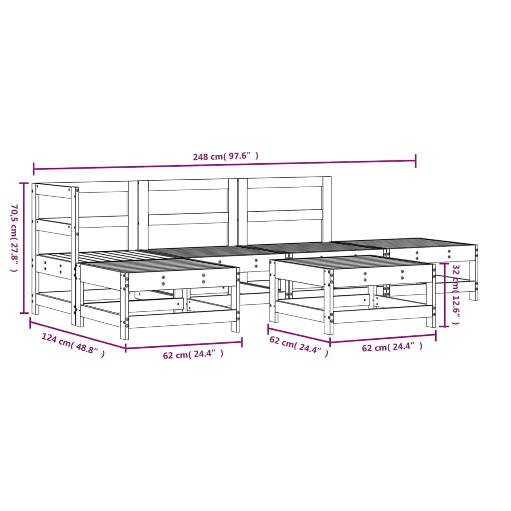 Hagesofagruppe 6 deler hvit heltre furu
