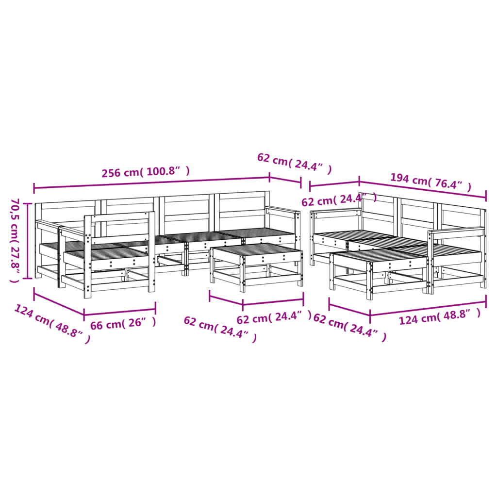 Hagesofagruppe 10 deler hvit heltre furu