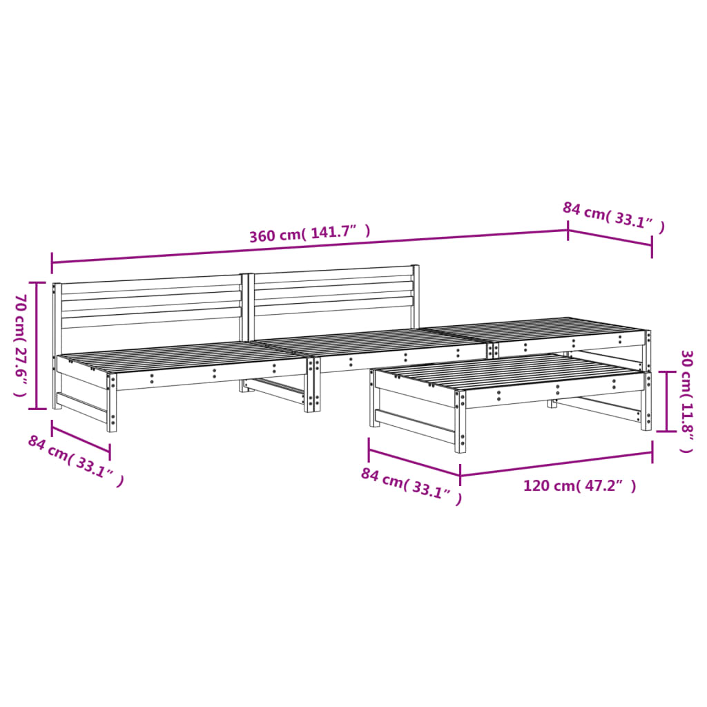 Hagesofagruppe 4 deler hvit heltre furu