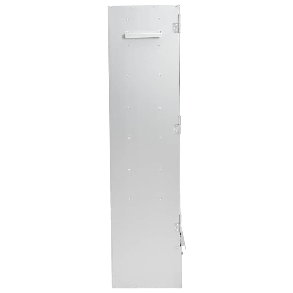 Røykgrill med treflis 44,5x29x110 cm galvanisert stål