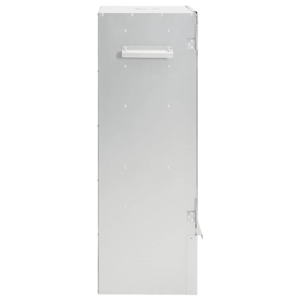 Røykgrill med treflis 44,5x29x83 cm galvanisert stål