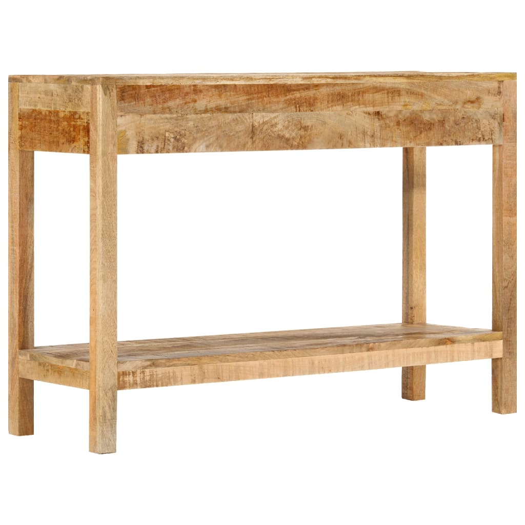 Konsollbord med 2 skuffer 110x35x75 cm heltre mango