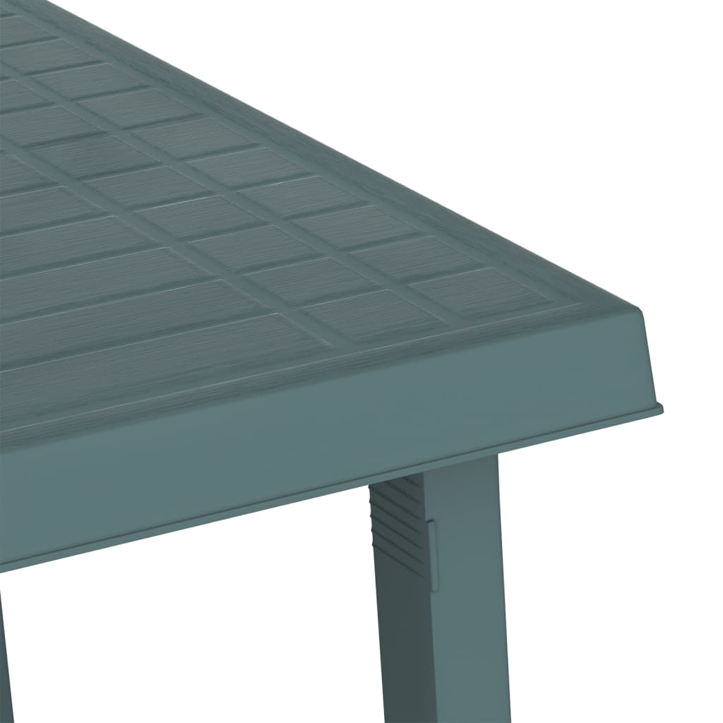 Campingbord grønn 79x56x64 cm PP tre-utseende