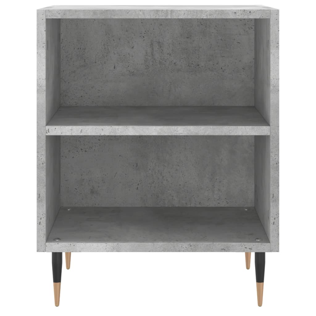 Nattbord 2 stk betonggrå 40x30x50 cm konstruert tre