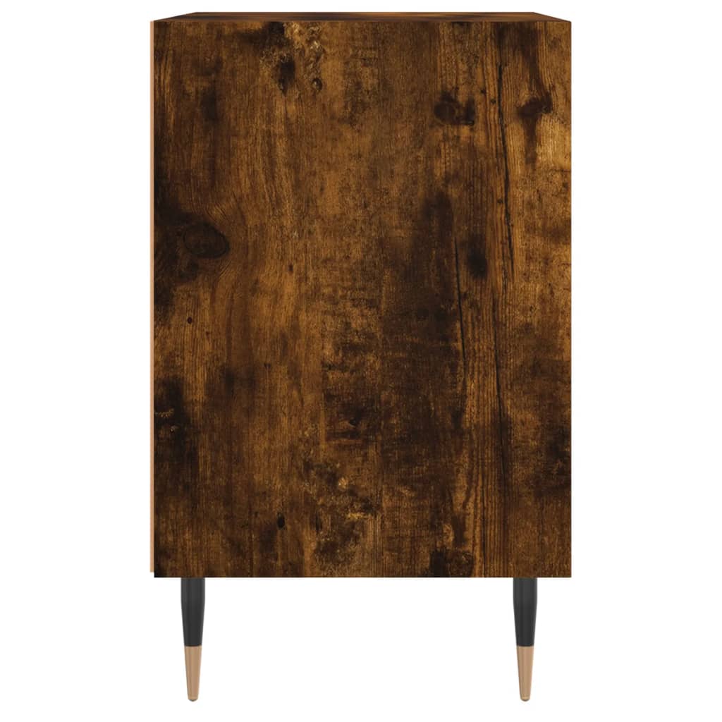 Nattbord 2 stk røkt eik 40x30x50 cm konstruert tre