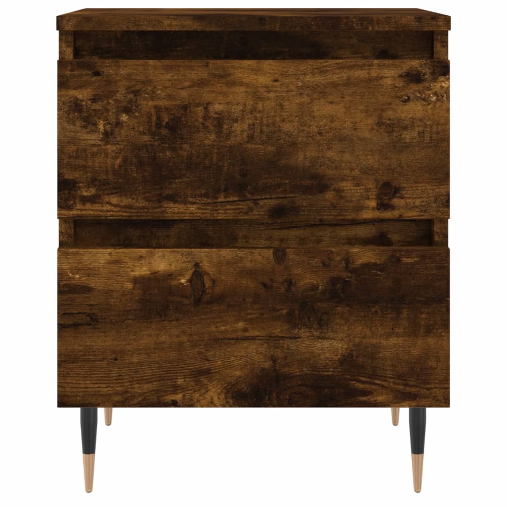 Nattbord røkt eik 40x35x50 cm konstruert tre