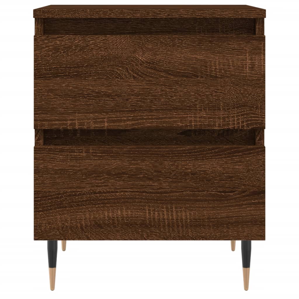Nattbord brun eik 40x35x50 cm konstruert tre