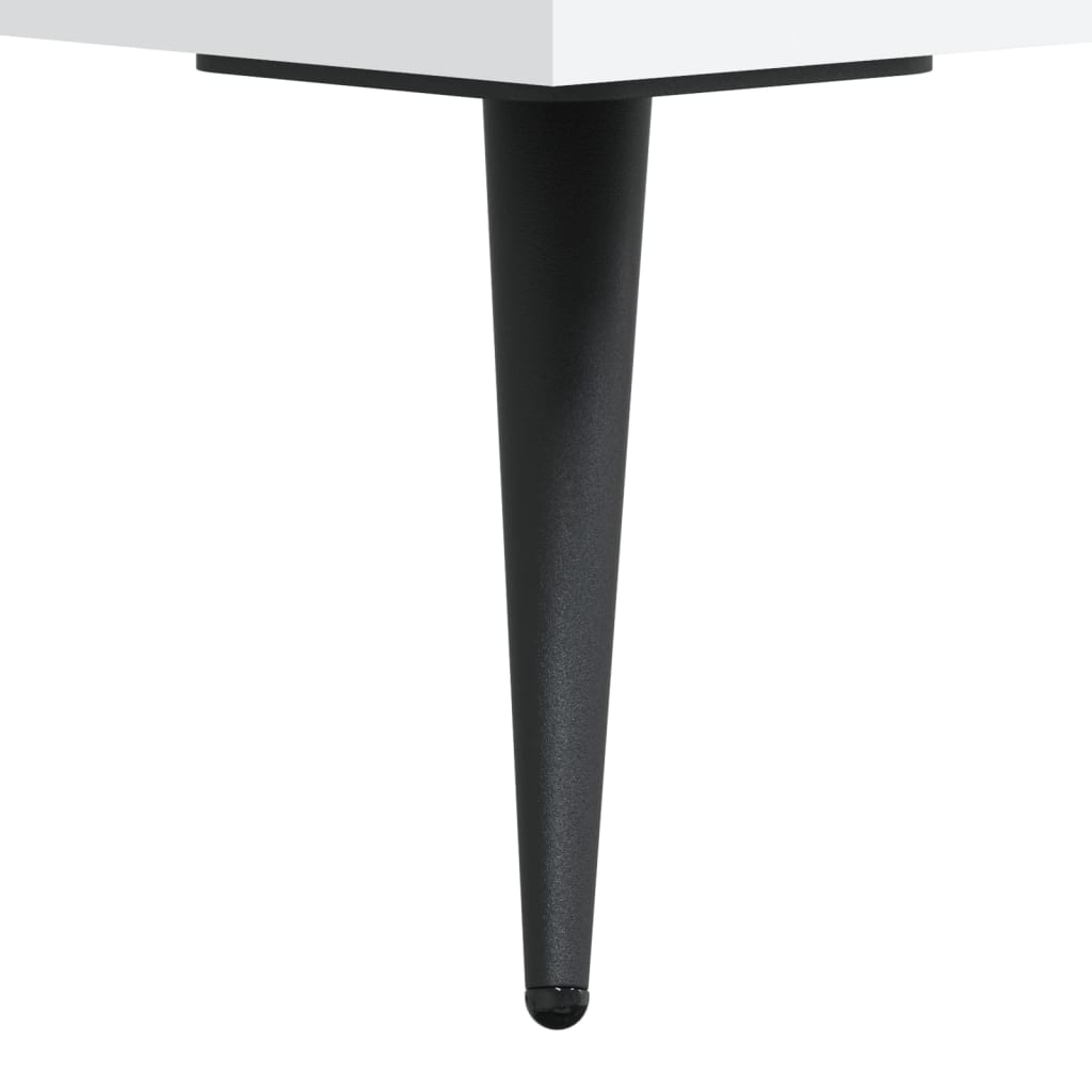 Nattbord 2 stk hvit 40x35x47,5 cm konstruert tre