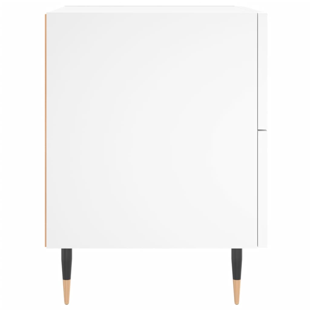 Nattbord 2 stk hvit 40x35x47,5 cm konstruert tre