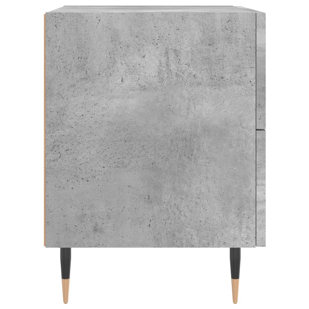 Nattbord 2 stk betonggrå 40x35x47,5 cm konstruert tre