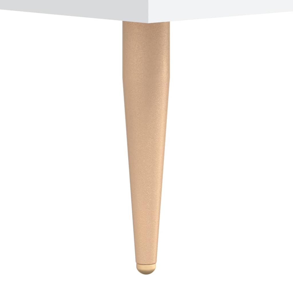 Nattbord 2 stk hvit 40x35x47,5 cm konstruert tre