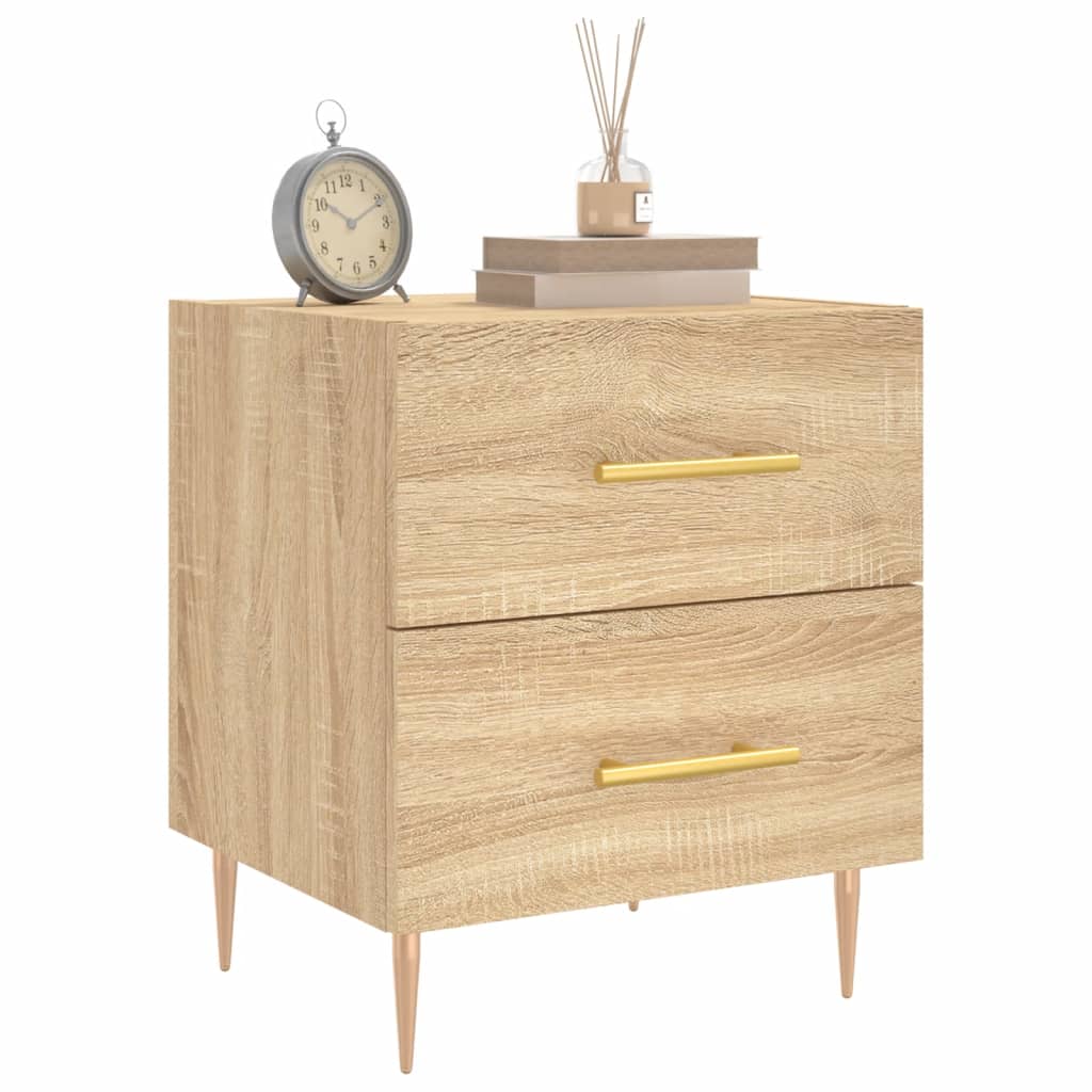 Nattbord sonoma eik 40x35x47,5 cm konstruert tre
