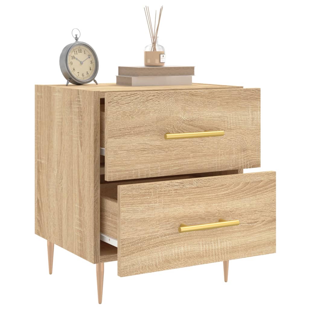 Nattbord sonoma eik 40x35x47,5 cm konstruert tre