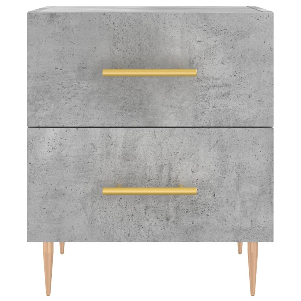Nattbord betonggrå 40x35x47,5 cm konstruert tre